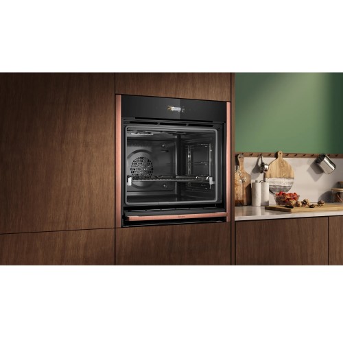 Neff Εντοιχιζόμενος Φούρνος Ανω Πάγκου Flex Design B59CR7KY0 71lt Metallic Silver