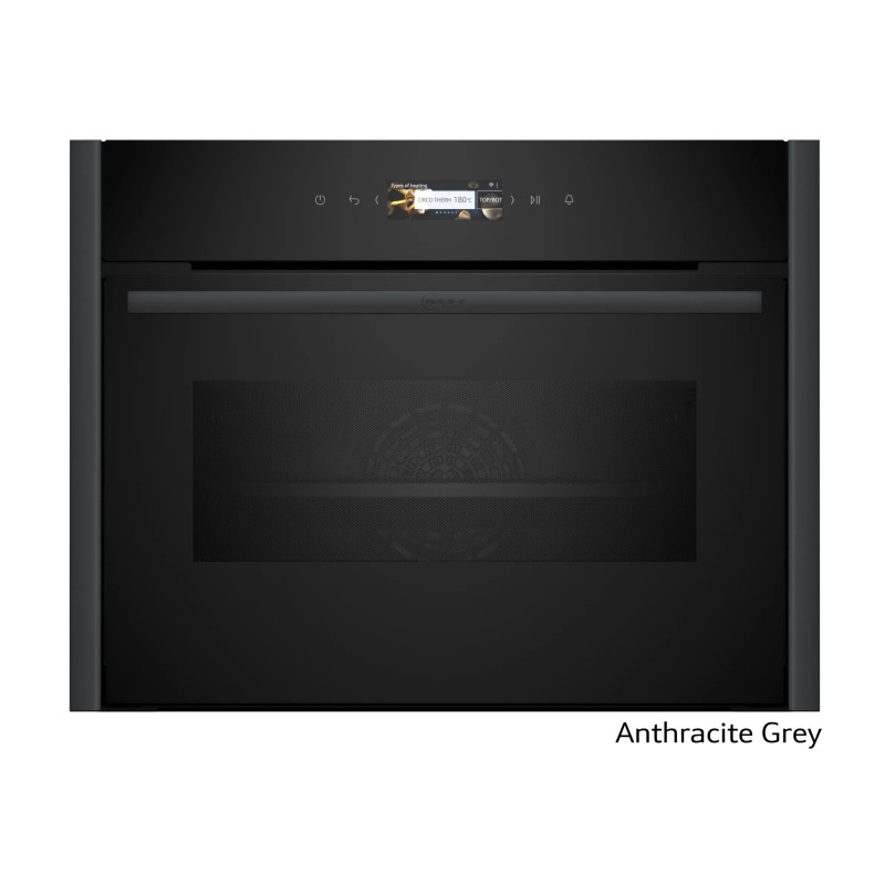 Neff Εντοιχιζόμενος Φούρνος Μικροκυμάτων Flex Design C29MR21Y0 47Lt Antracite Gray