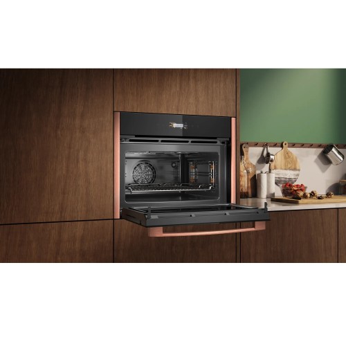 Neff Εντοιχιζόμενος Φούρνος Μικροκυμάτων Flex Design C29MR21Y0 47Lt Metallic Silver