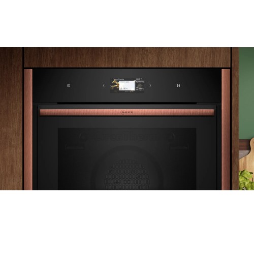 Neff Εντοιχιζόμενος Φούρνος Ανω Πάγκου Flex Design B69CS7MY0 71lt Deep Black