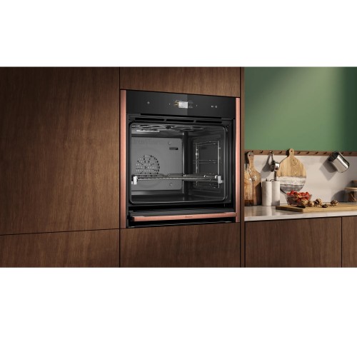 Neff Εντοιχιζόμενος Φούρνος Ανω Πάγκου Flex Design B69VS3AY0 71lt με Λειτουργία Ατμού Antracite Gray