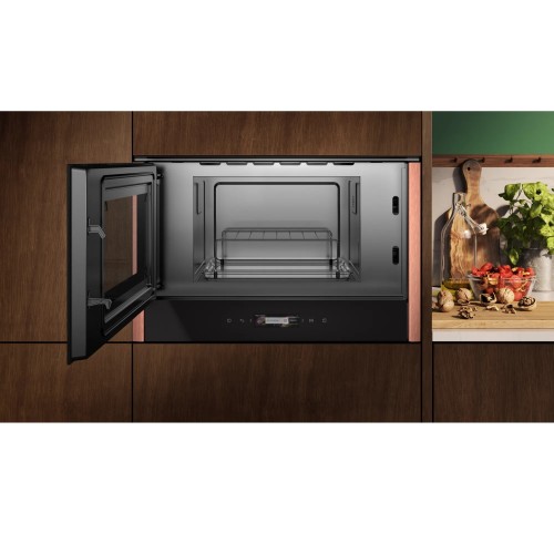 Neff Εντοιχιζόμενος Φούρνος Μικροκυμάτων Flex Design NL9GR31Y1 21Lt Metallic Silver