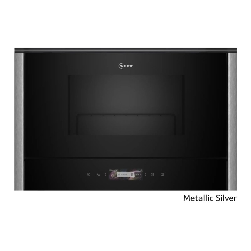 Neff Εντοιχιζόμενος Φούρνος Μικροκυμάτων NR9GR31Y1 21Lt Metallic Silver