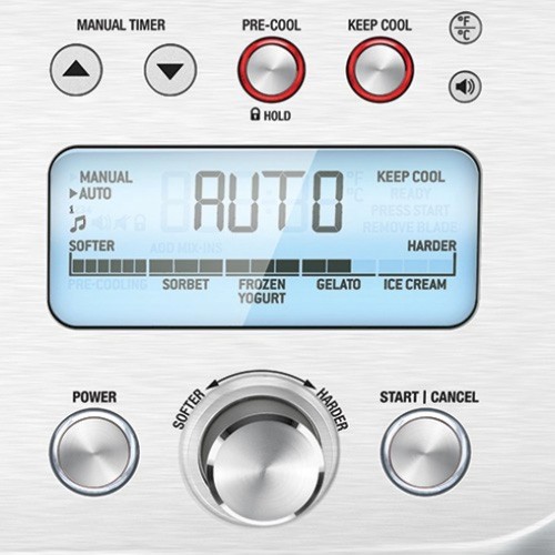 Sage Παγωτομηχανή The Smart Scoop (BCI600) με χωρητικότητα 1lt Ασημί