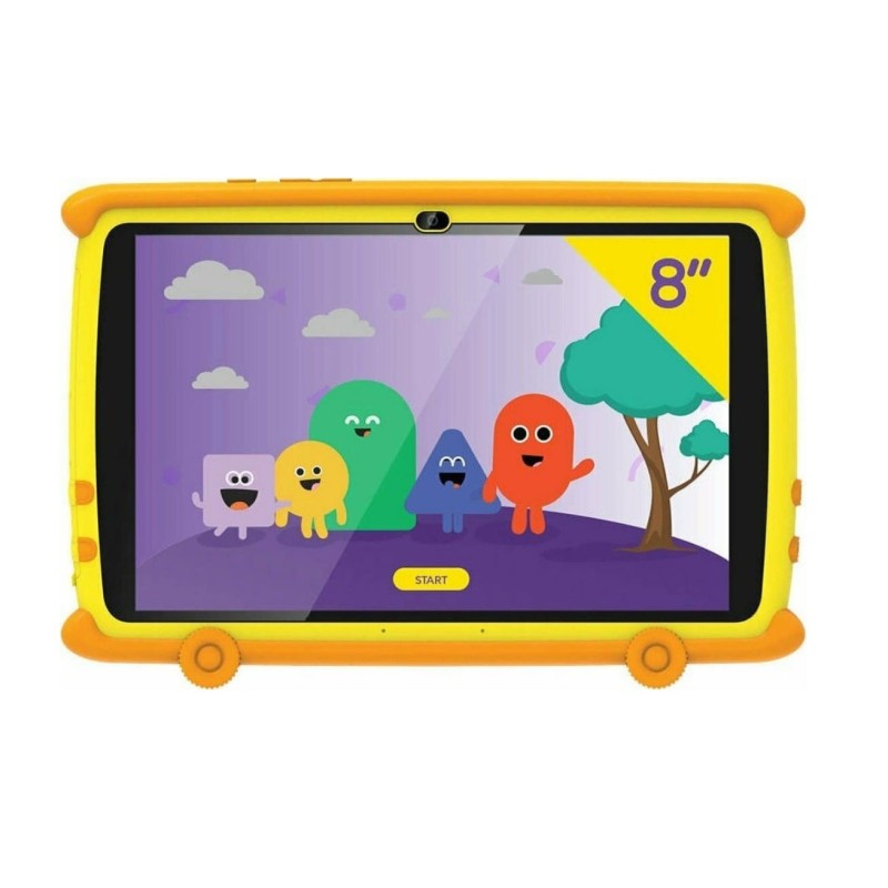 Egoboo Tablet Kiddoboo KB80P 8'' με WiFi (3GB/64GB) Yellow