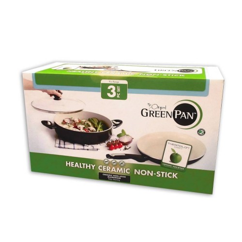 Green Pan Σετ Μαγειρικών Σκευών Rio 3τμχ