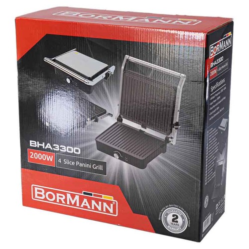Bormann Τοστιέρα - Γκριλιέρα BHA3300 (029373) 2000W 