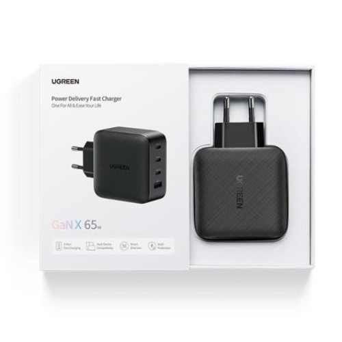 Ugreen Φορτιστής Ρεύματος CD-224 με 4 Θύρες (340092) Black