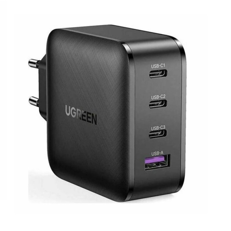 Ugreen Φορτιστής Ρεύματος CD-224 με 4 Θύρες (340092) Black