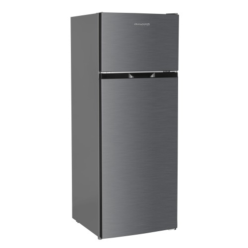 Philco Ψυγείο Δίπορτο PRD-222XE 206lt Υ143xΠ55xΒ56εκ. Inox