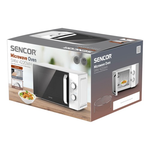 Sencor Φούρνος Μικροκυμάτων SMW 4220WH με Grill 20lt Λευκός