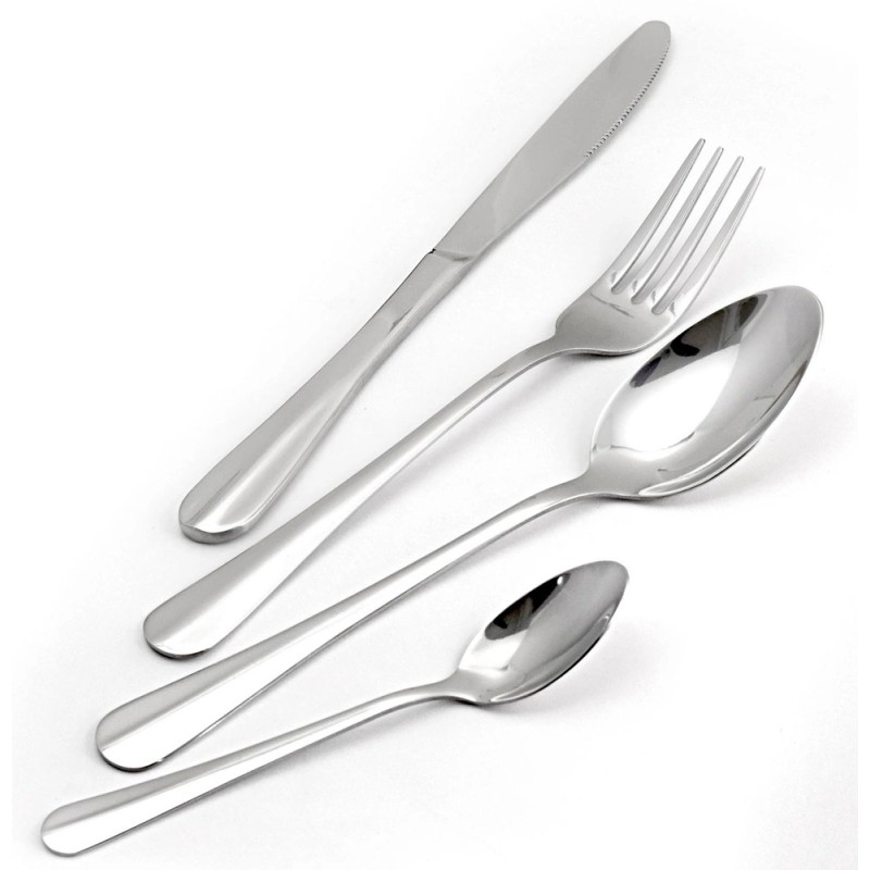 Bruno Σετ Μαχαιροπίρουνα Ανοξείδωτα Harmonia BRN-0158 Aσημί 16τμχ