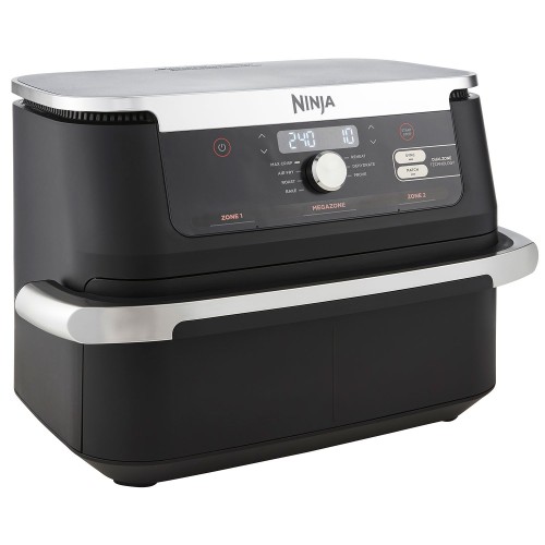Ninja Φριτέζα Αέρος AF500EU με Διπλό Κάδο 10.4lt Μαύρη