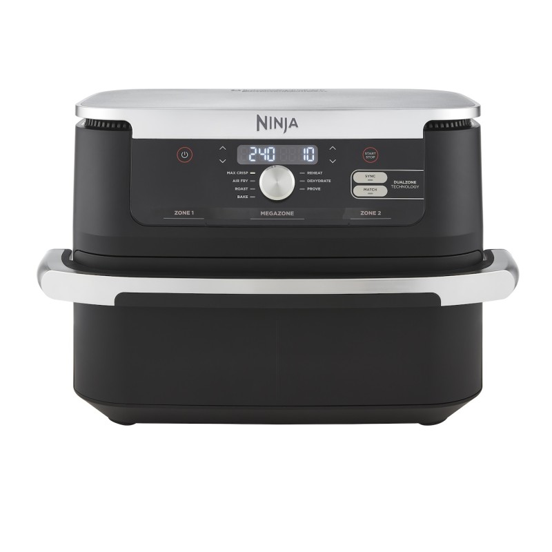 Ninja Φριτέζα Αέρος AF500EU με Διπλό Κάδο 10.4lt Μαύρη