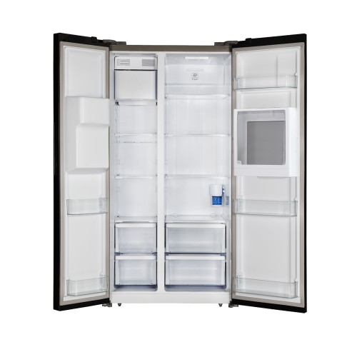 Morris Ψυγείο Ντουλάπα B74558ESN Full No Frost 556Lt Υ178xΠ91.1xΒ70.6εκ. Μαύρο Γυαλί