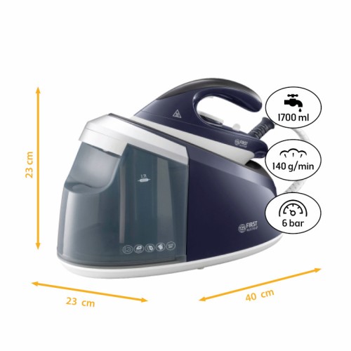 First Austria Σύστημα Σιδερώματος FA-5646-1 (199205-0034) Πίεσης 6bar με Δοχείο 1.7lt 3000W