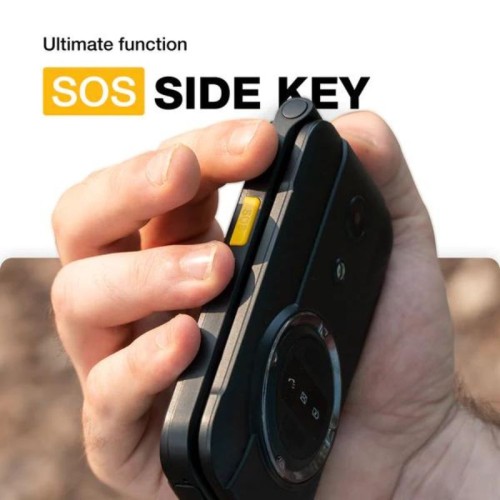 AGM Κινητό Τηλέφωνο M8 Flip Μαύρο 4G αδιάβροχο με πορτάκι ανθεκτικό σε πτώση IP68/IP69K, Dual Sim με Bluetooth, USB, SD, οθόνη 2.8″