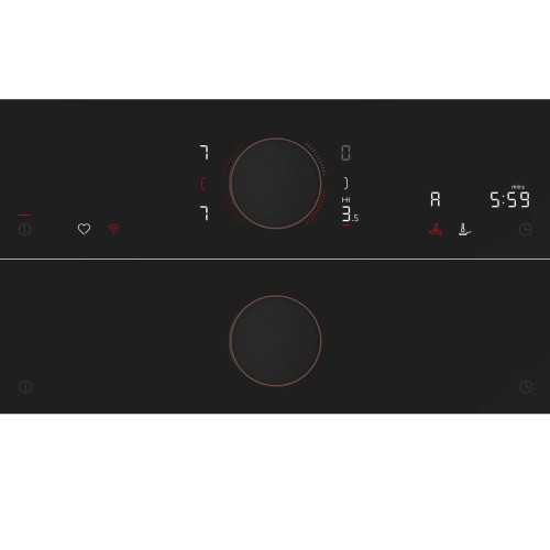 Neff Αυτόνομη Επαγωγική Εστία Flex Design V68YYX4C0 με Eνσωματωμένο Aπορροφητήρα (80cm) Metallic Silver