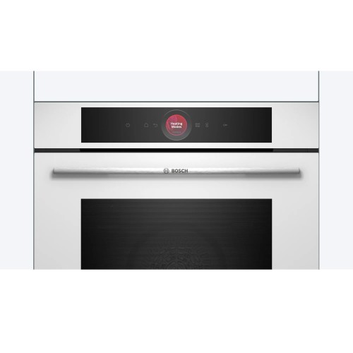Bosch Εντοιχιζόμενος Φούρνος Ανω Πάγκου HBG7321W1 71lt Λευκός