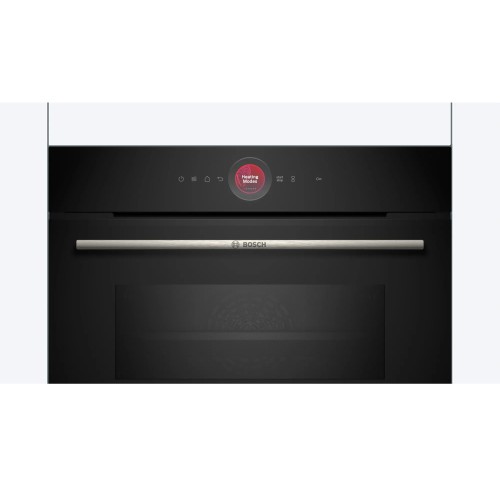 Bosch Εντοιχιζόμενος Φούρνος Ανω Πάγκου CMG7241B1 με Μικροκύματα 45lt Μαύρος