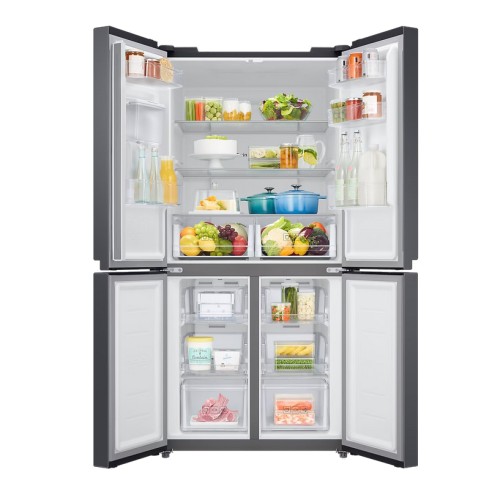 Samsung Ψυγείο Ντουλάπα RF48A401EB4/EF No Frost 488Lt Υ179,3xΠ83,3xΒ74εκ. Μαύρο 