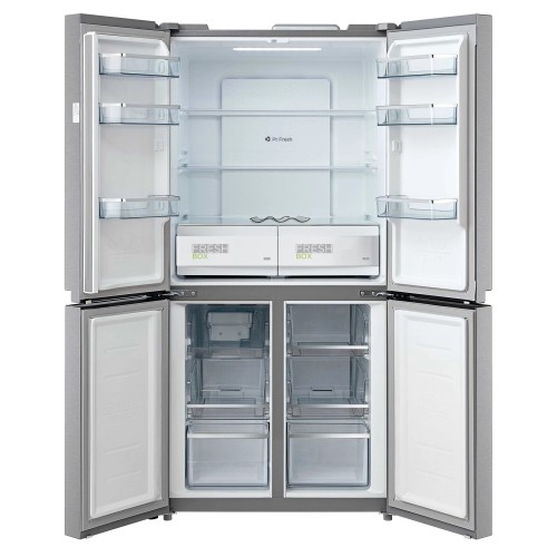 Midea Ψυγείο Ντουλάπα MDRF648FGE02 Total No Frost 492Lt Υ180,8xΠ83,3xΒ74εκ. Inox