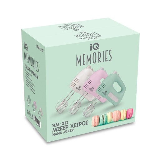 IQ Μίξερ Χειρός Memories HM-211 400W Pink
