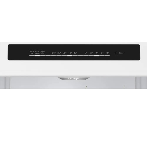 Bosch Ψυγειοκαταψύκτης KGN392LCF Full NoFrost 363Lt Υ203xΠ60xΒ66,5εκ. Metal Look