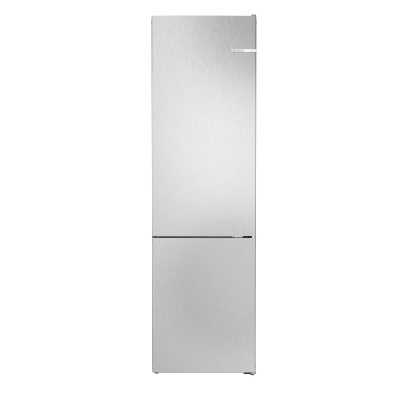 Bosch Ψυγειοκαταψύκτης KGN392LCF Full NoFrost 363Lt Υ203xΠ60xΒ66,5εκ. Metal Look