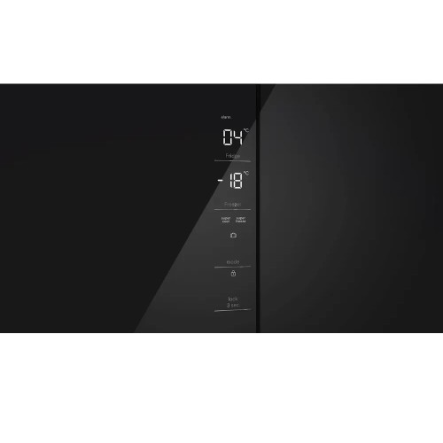 Bosch Ψυγείο Ντουλάπα KMC85LBEA Full No Frost 547Lt Υ189.5xΠ85.5xΒ66.6εκ. Μαύρο