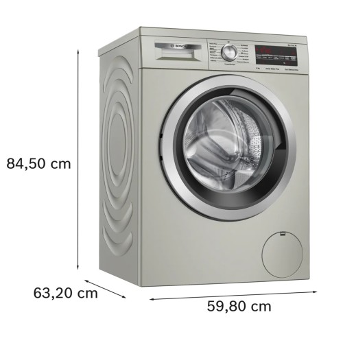Bosch Πλυντήριο Ρούχων WUU28TX2GR (9kg 1400rpm A) Inox