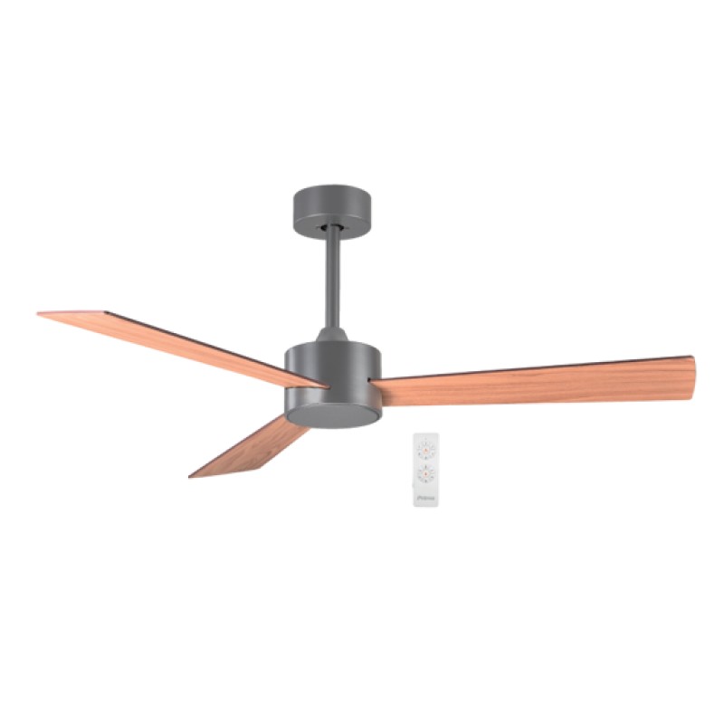 Primo Ανεμιστήρας Οροφής PRCF-80619 (800619) 130cm με Τηλεχειριστήριο Γκρι-Καφέ
