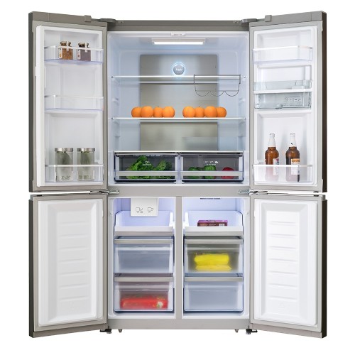 Morris Ψυγείο Ντουλάπα T74535ECM Full NoFrost 535lt Υ183xΠ91,1xΒ70,6εκ. Inox