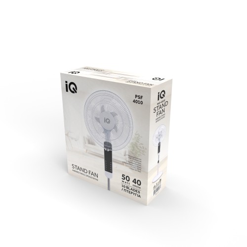 IQ Ανεμιστήρας Ορθοστάτης PSF-4010 50W Διαμέτρου 40cm με Τηλεχειριστήριο
