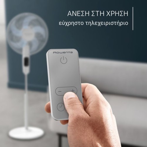 Rowenta Ανεμιστήρας Ορθοστάτης Turbo Silence VU5450 55W Διαμέτρου 40cm με Τηλεχειριστήριο