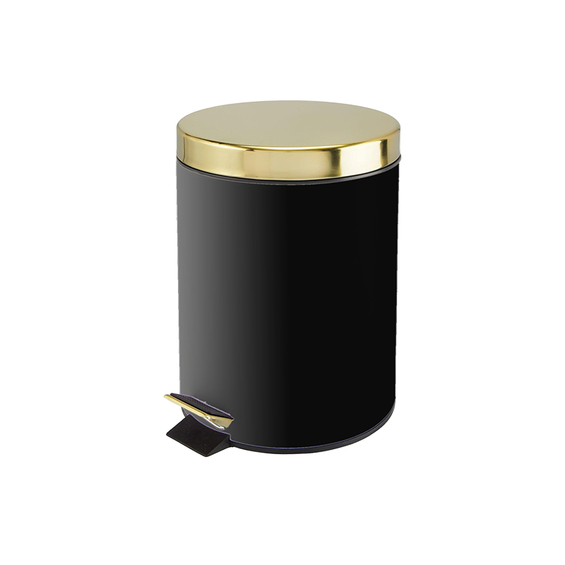 Bormann Καλάθι Μπάνιου BTW9064 (070634) 5Lt Μαύρο - Χρυσό