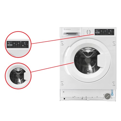 Morris Εντοιχιζόμενο Πλυντήριο Ρούχων WIW-81411BI (8kg 1400rpm Α)