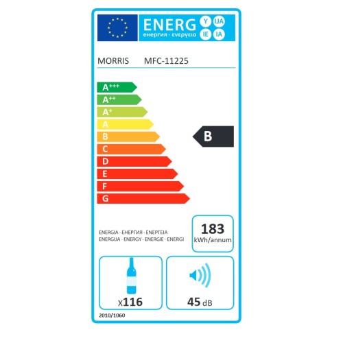 Morris Συντηρητής Κρασιών MFC-11225 116 Φιαλών