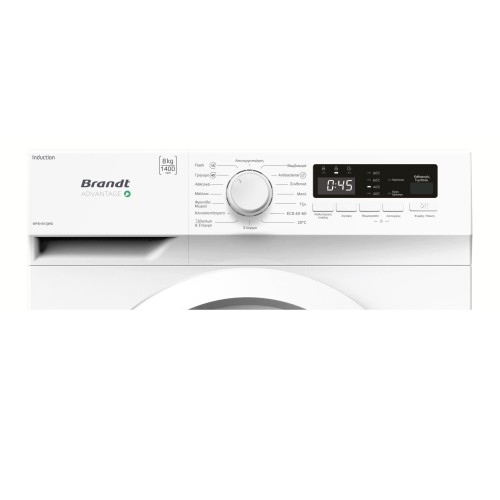Brandt Πλυντήριο Ρούχων WFB181QWG (8kg 1400rpm A)