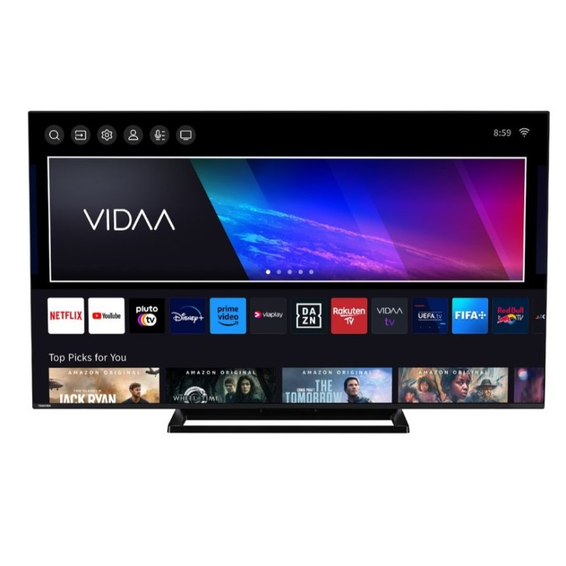 Toshiba Τηλεόραση Smart 55QV3363DG 4K UHD QLED 55''