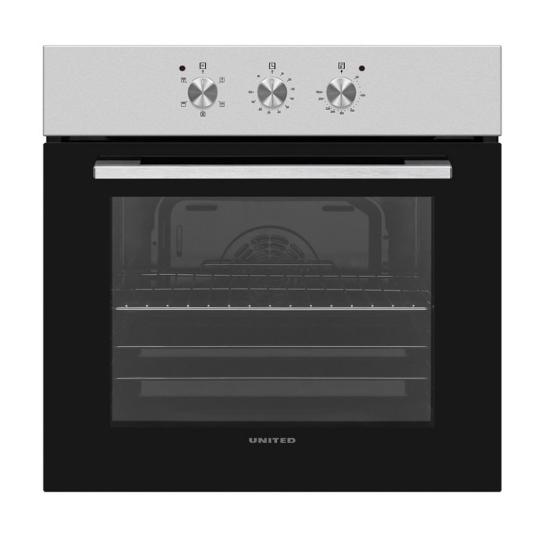 United Εντοιχιζόμενος Φούρνος Ανω Πάγκου UBO-60655T 69lt Inox