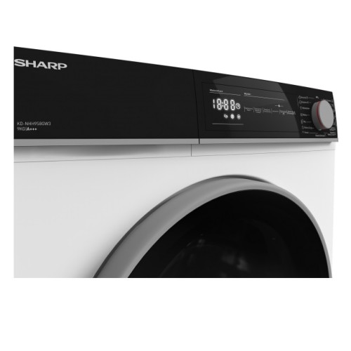 Sharp Στεγνωτήριο Ρούχων με Αντλία Θερμότητας KD-NHH9S8GW3-GR (9kg A+++)