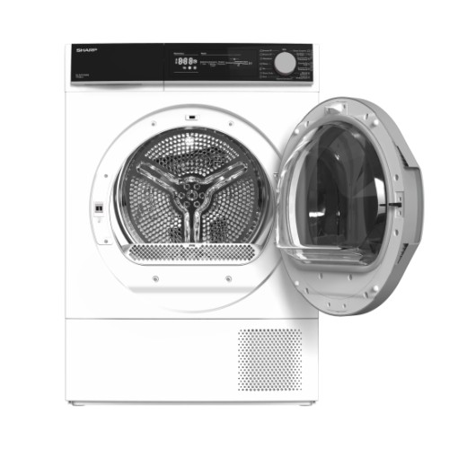 Sharp Στεγνωτήριο Ρούχων με Αντλία Θερμότητας KD-NHH9S8GW3-GR (9kg A+++)