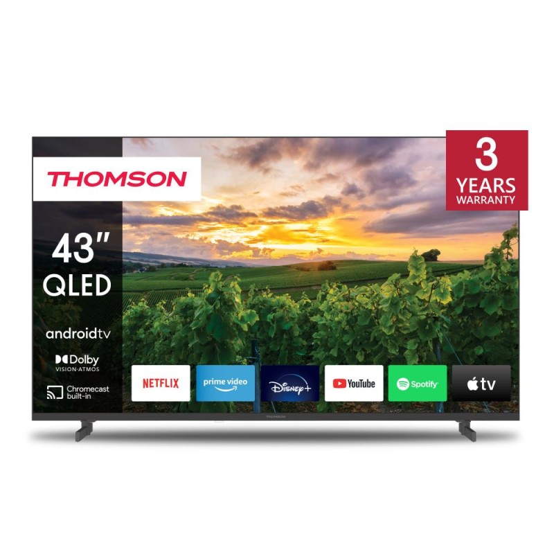 Thomson Τηλεόραση Smart 43QA2S13 4K UHD QLED 43'' 