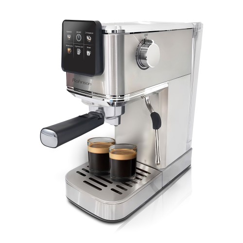 Rohnson Μηχανή Espresso Hot & Cold R-98016 1350W Πίεσης 20bar Inox