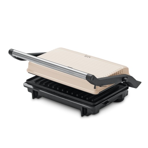 Izzy Σαντουϊτσιέρα Panini Vintage IZ-2025 (224336) Creme για 2 Τοστ 1000W