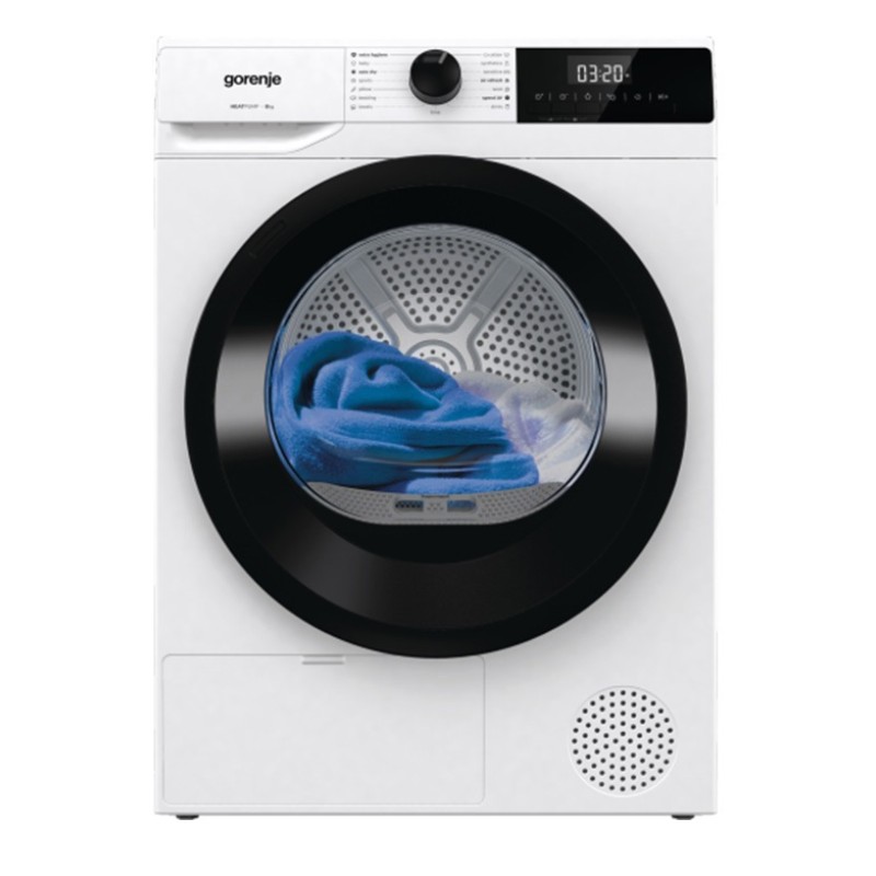 Gorenje Στεγνωτήριο Ρούχων με Αντλία Θερμότητας DHNE82 20014507 (8kg A++)