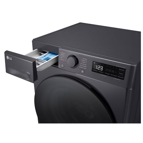 LG Πλυντήριο-Στεγνωτήριο D2R5009TSMB Slim (9kg/5kg 1200rpm)