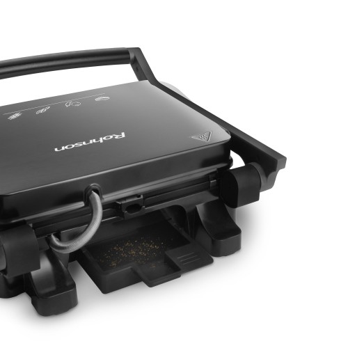 Rohnson Τοστιέρα - Γκριλιέρα R-2316BR για 4 Τοστ 2000W Μαύρη