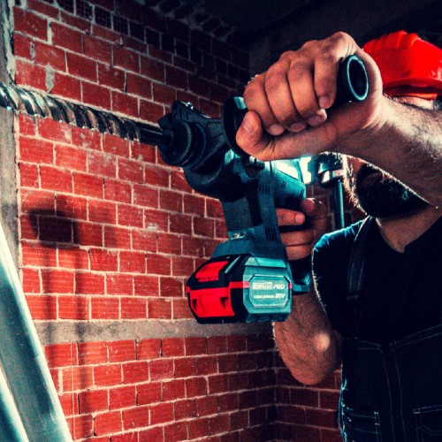 BORMANN Pro ΒORMANN Pro BBP9300 Δράπανο Κρουστικό Μπαταρίας 20V & Μπαταρία & Φορτιστής & Τσάντα Εργαλείων